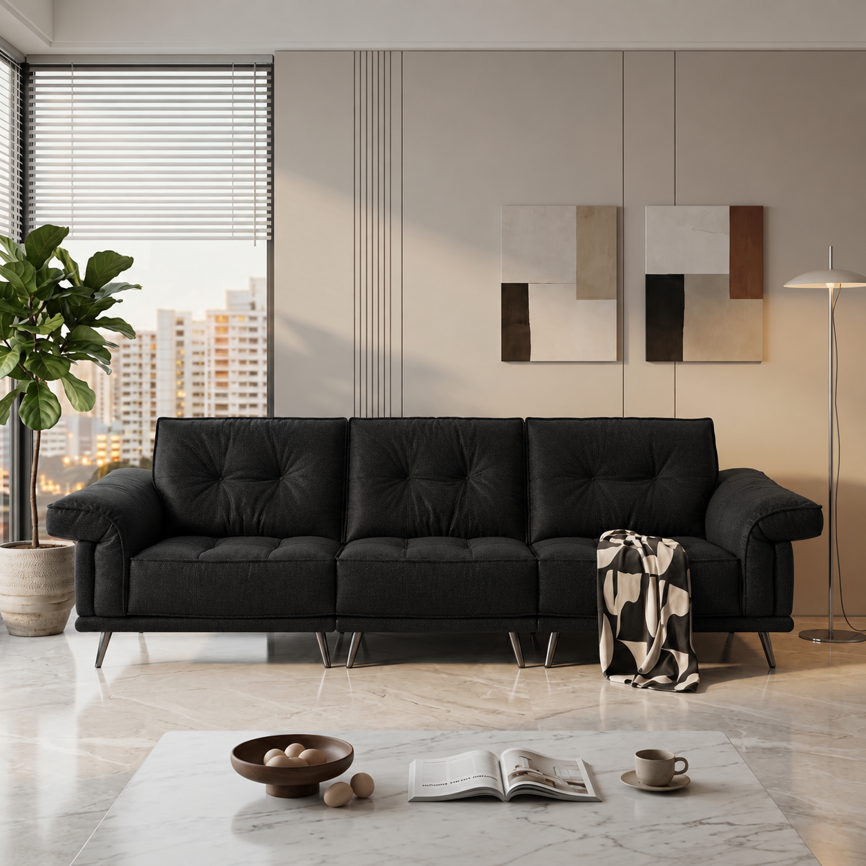 Hestaro Fabric Sofa
