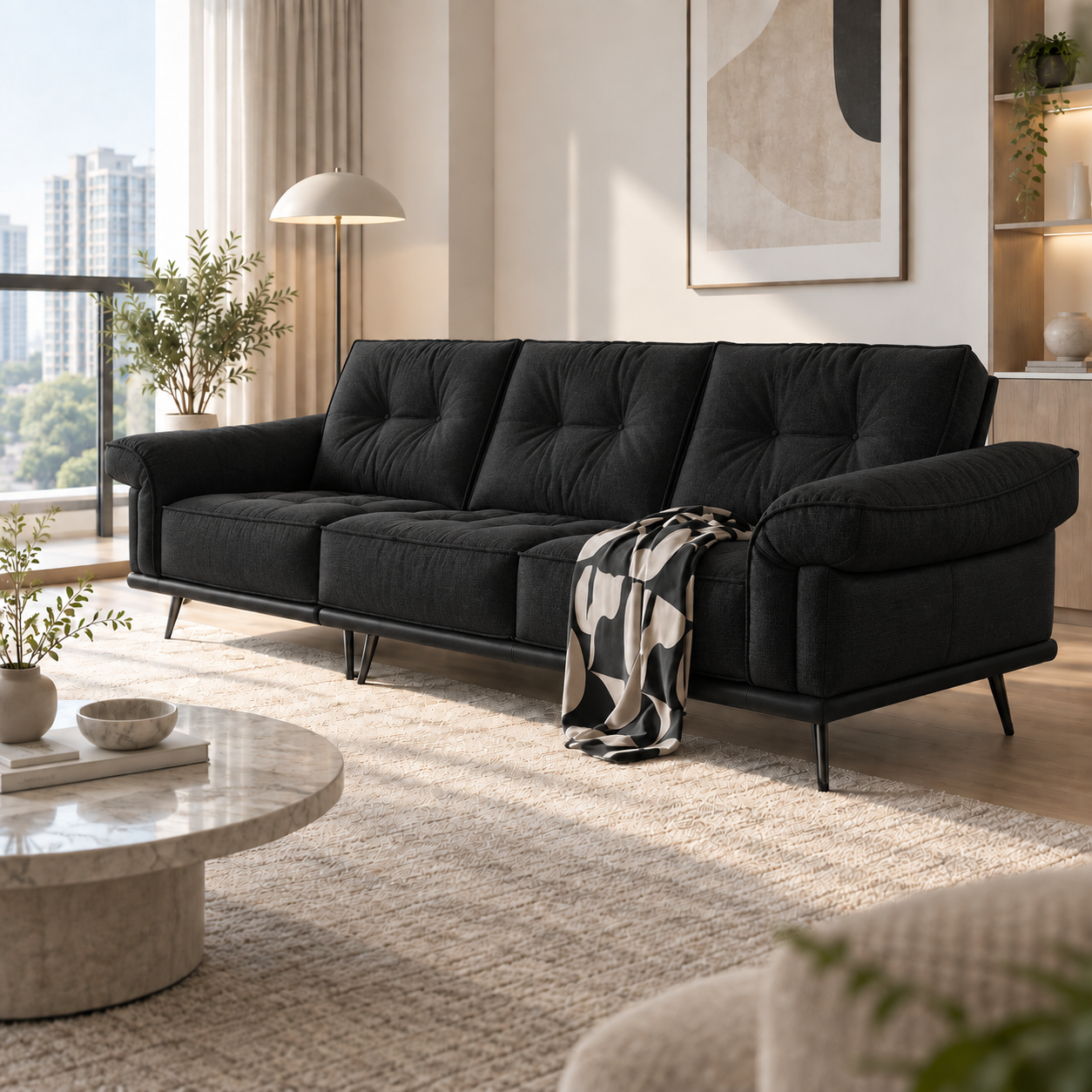 Hestaro Fabric Sofa
