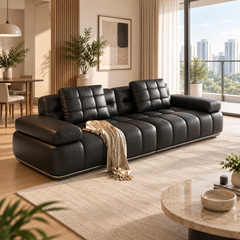 Ilvane Leather Sofa