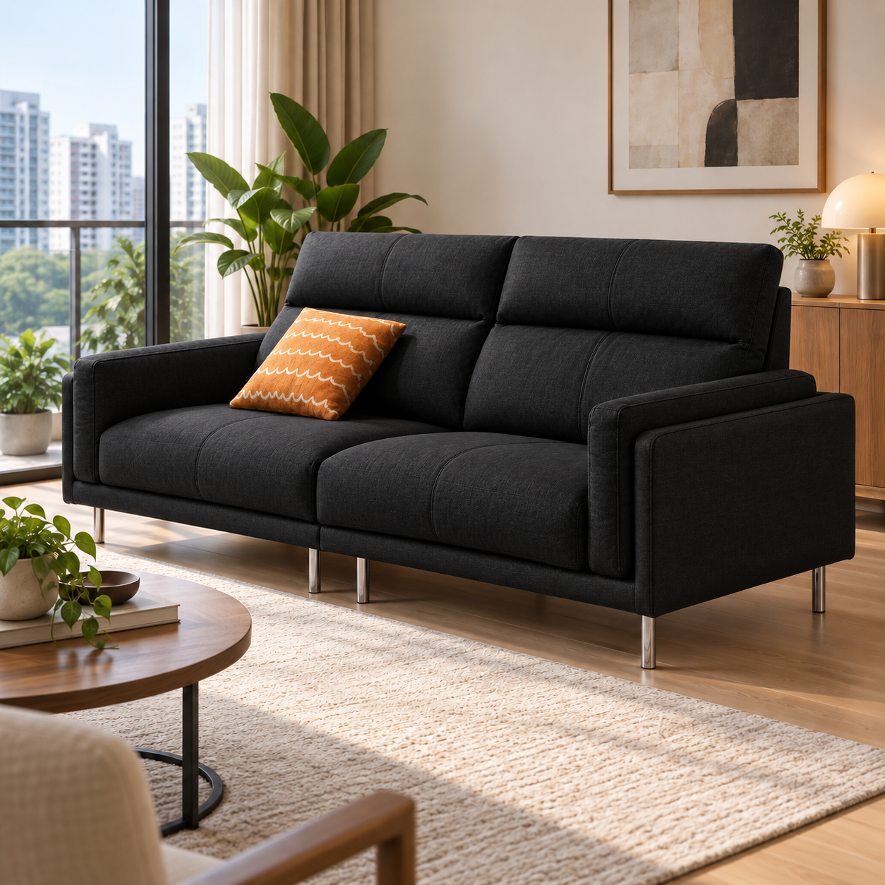 Jaspin Fabric Sofa