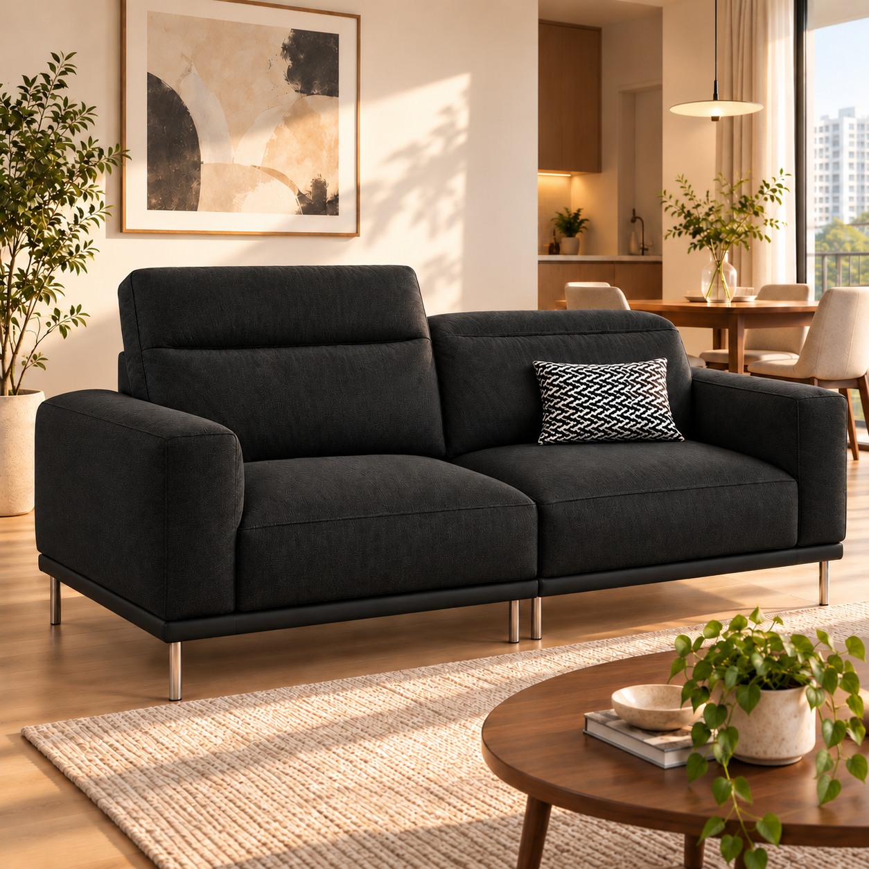 Peravin Fabric Sofa