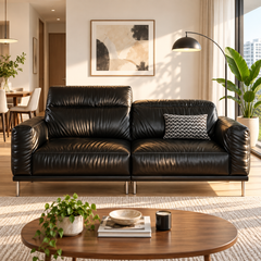 Peravin Leather Sofa