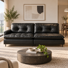 Sestine Leather Sofa