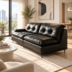 Sestine Leather Sofa