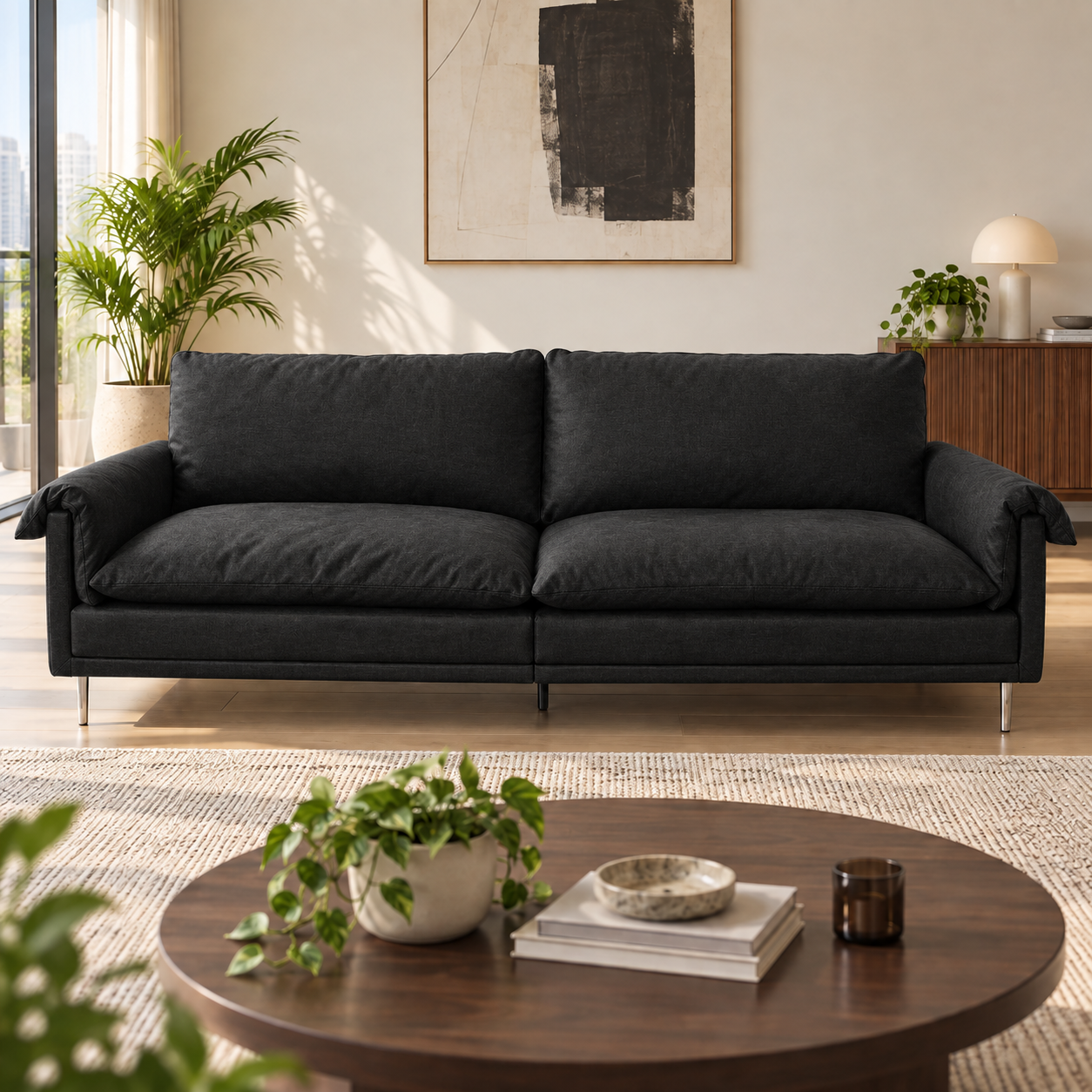 Vensaro Fabric Sofa
