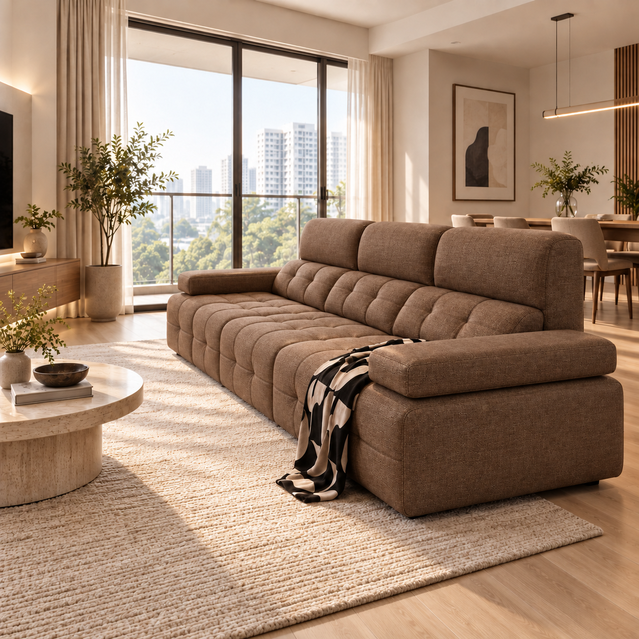 Yvaren Fabric Sofa