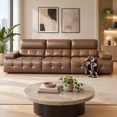 Yvaren Leather Sofa