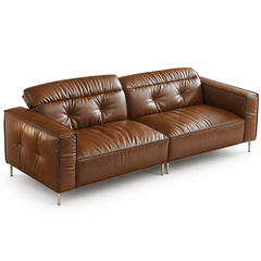 Brevano Leather Sofa