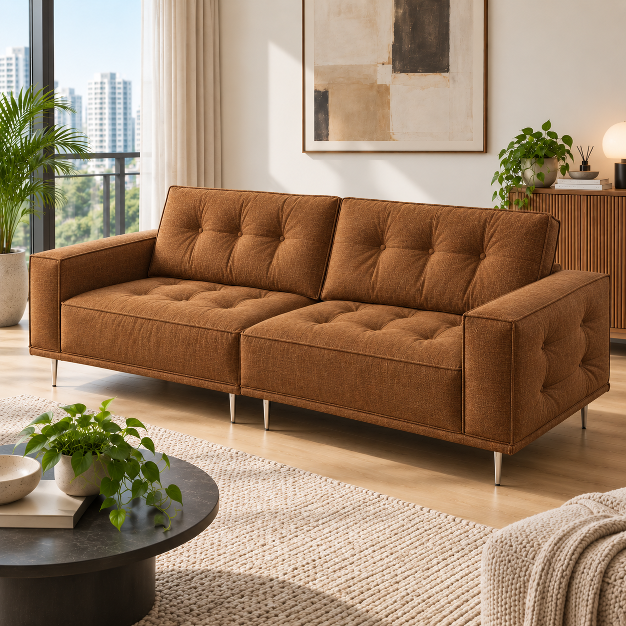 Delaric Fabric Sofa