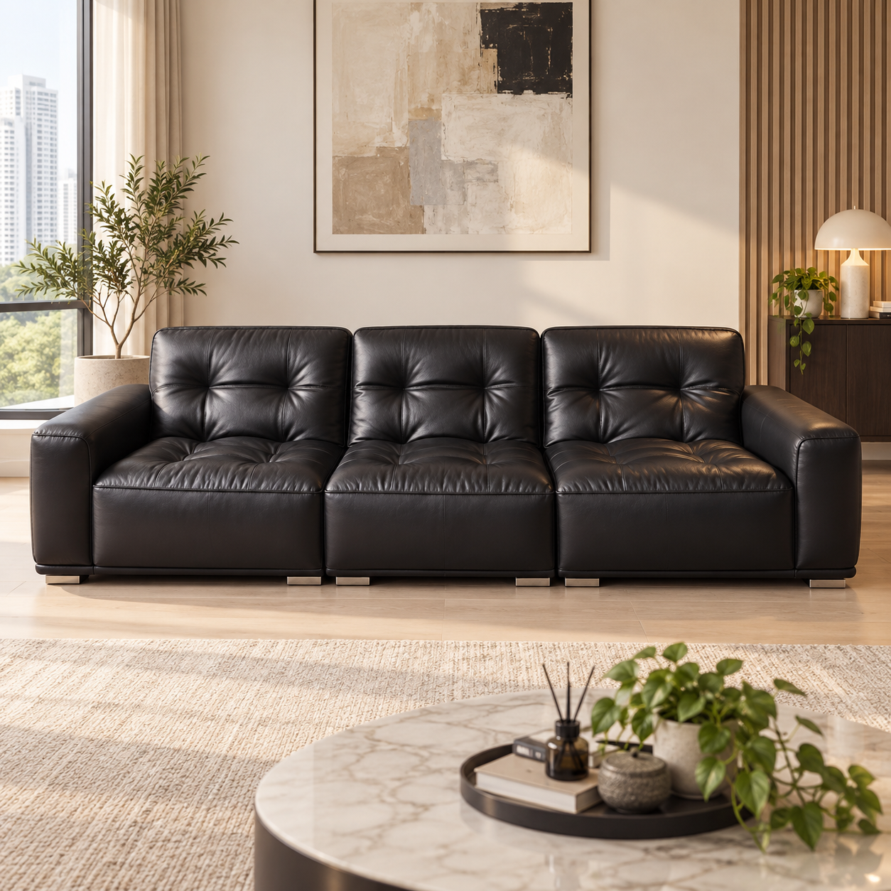 Joradin Leather Sofa
