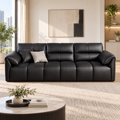 Meradin Leather Sofa
