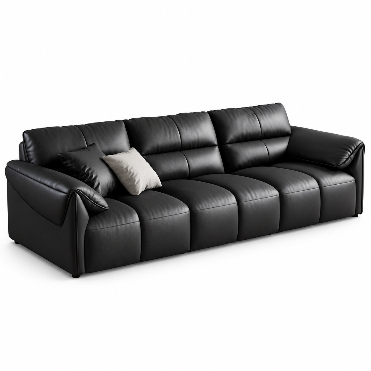 Meradin Leather Sofa