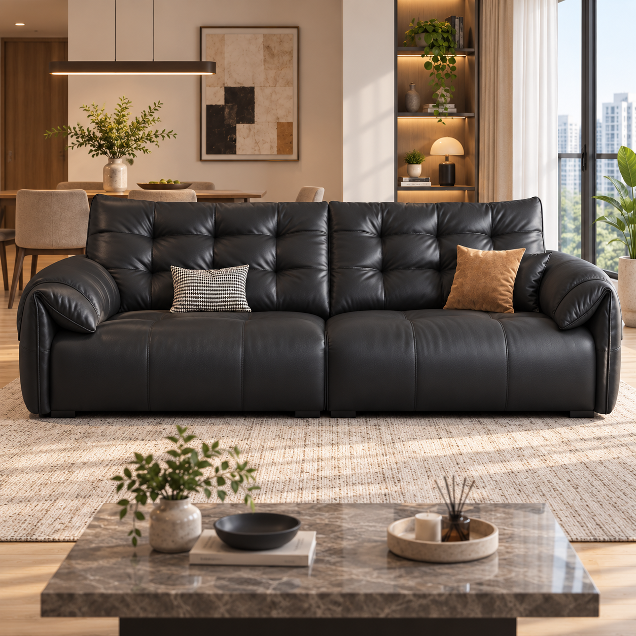 Pellinor Leather Sofa