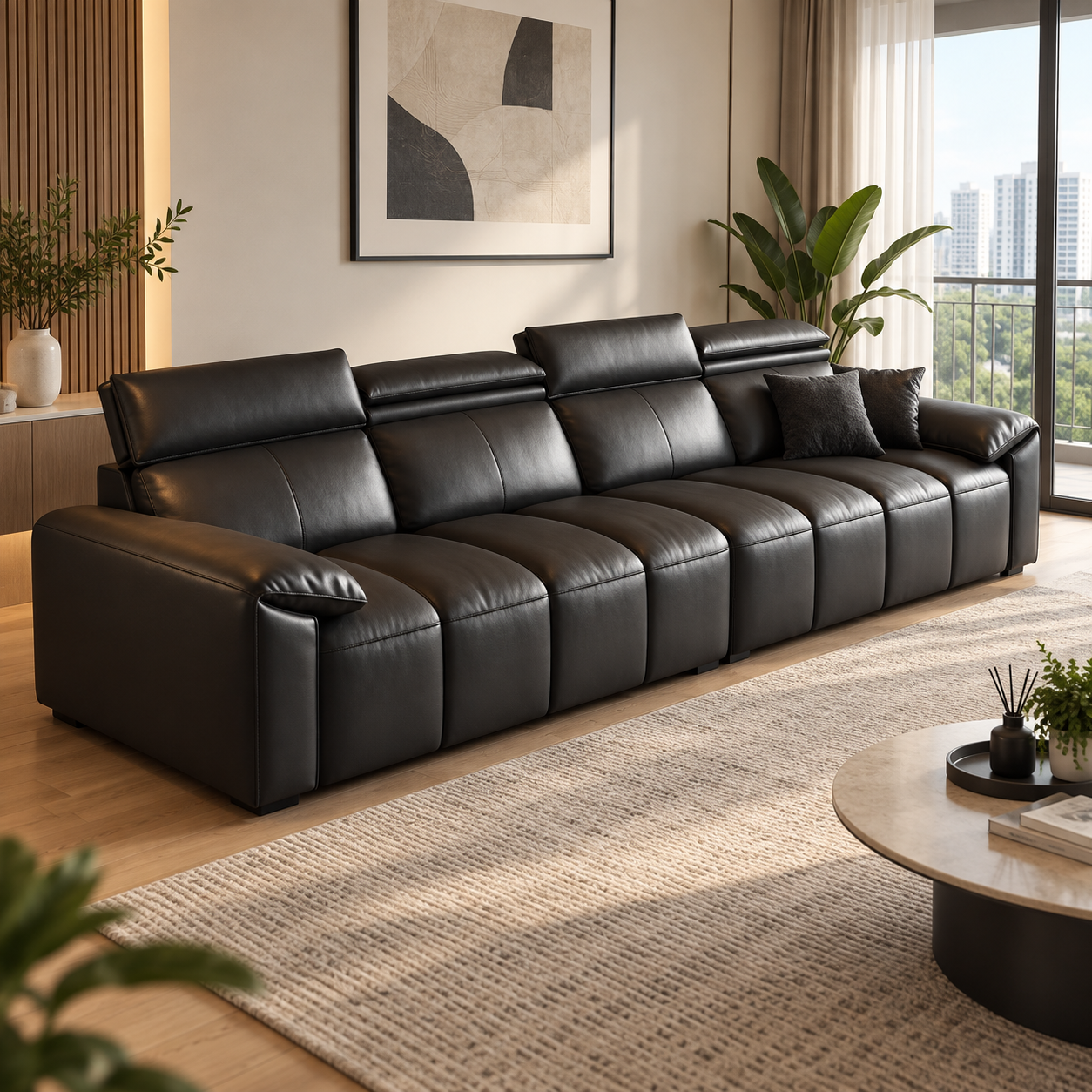 Selric Leather Sofa