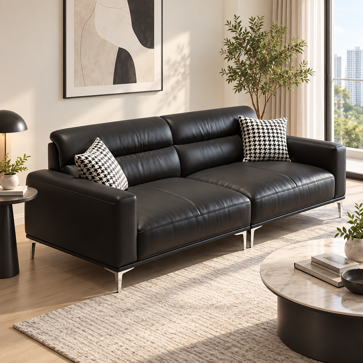 Tervin Leather Sofa