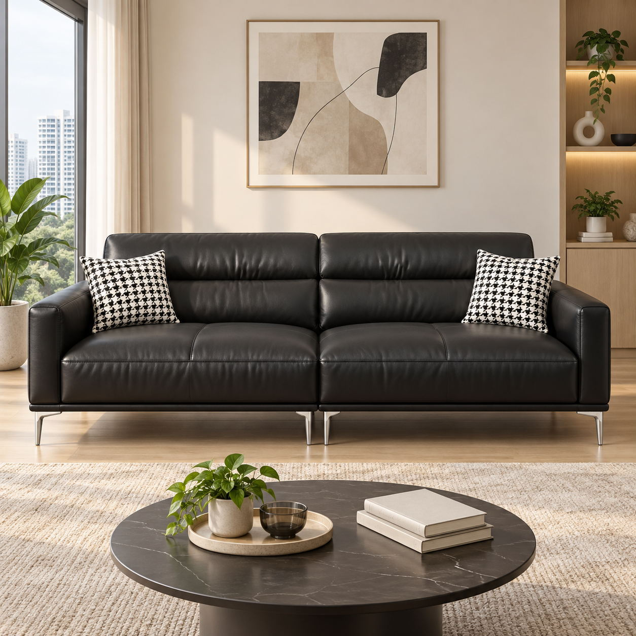 Tervin Leather Sofa