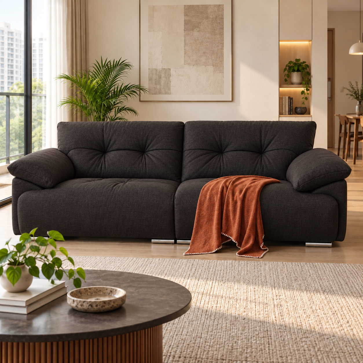 Vardane Fabric Sofa