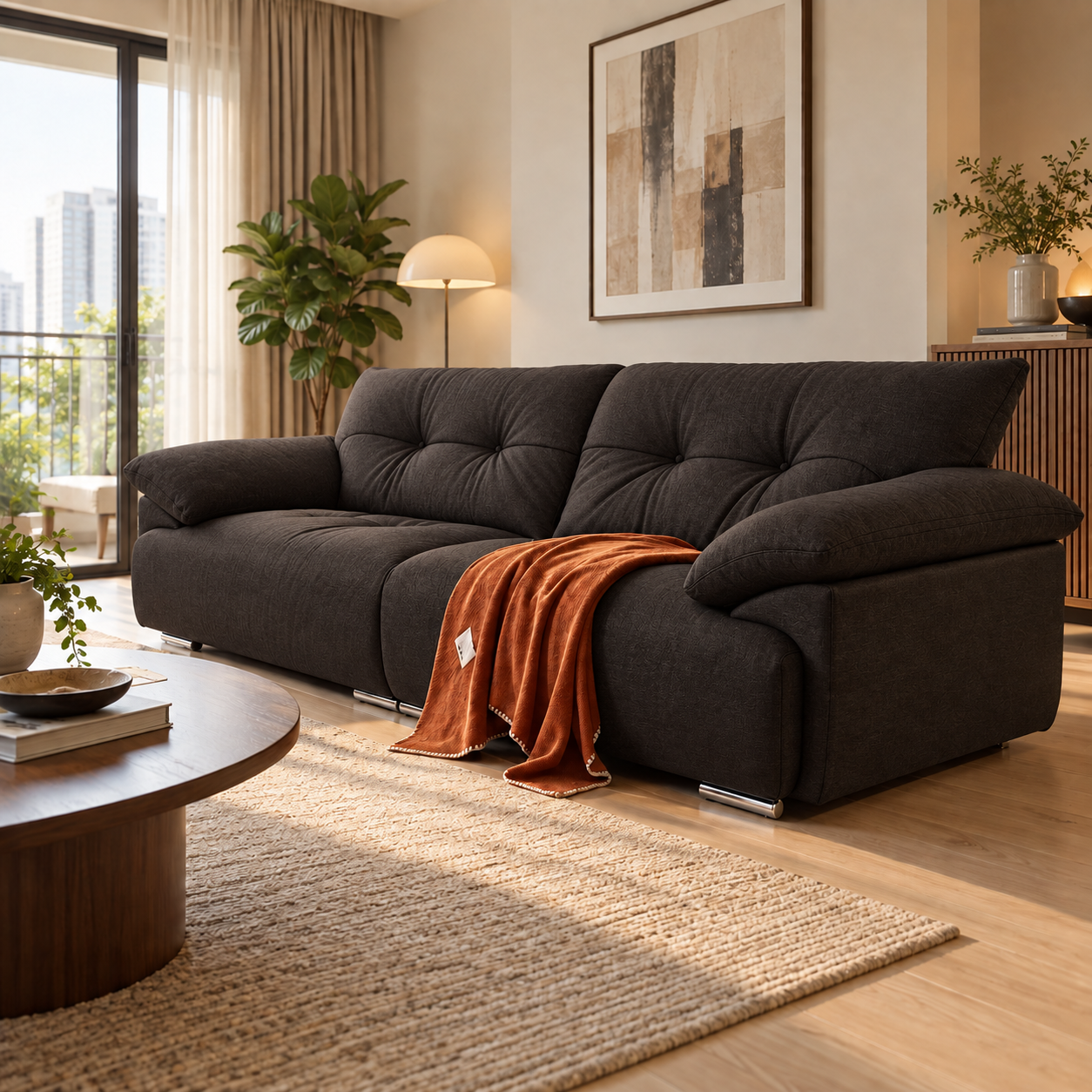 Vardane Fabric Sofa