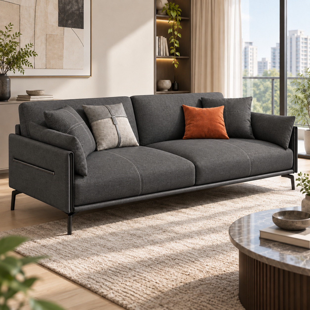 Arvenne Fabric Sofa