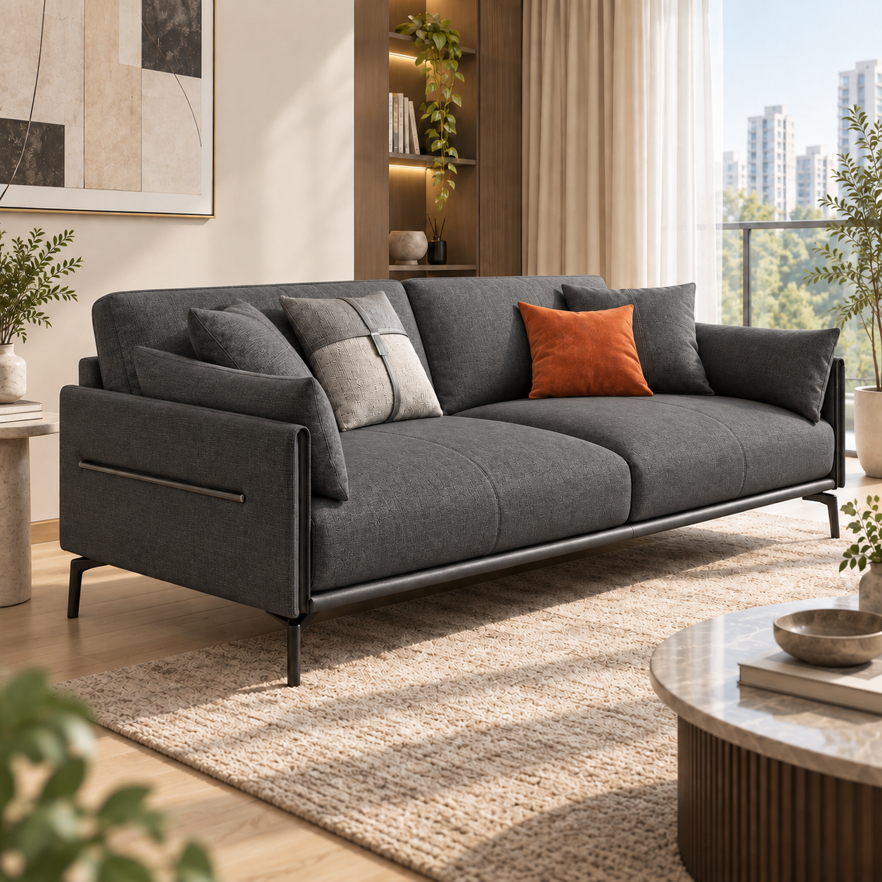 Arvenne Fabric Sofa