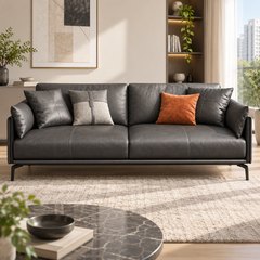 Arvenne Leather Sofa