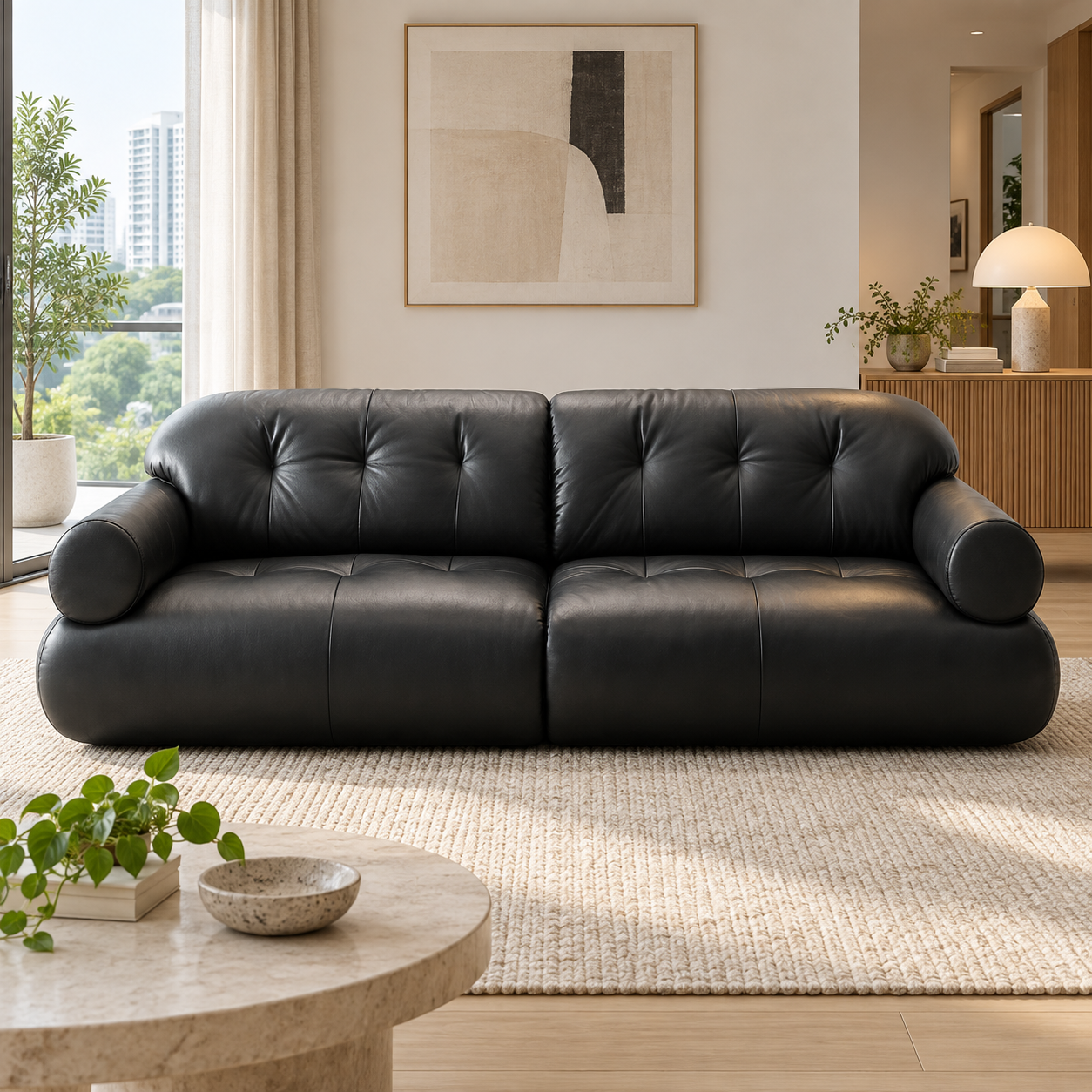 Cirelan Leather Sofa