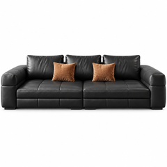 Aurelith Leather Sofa