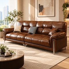 Heradin Leather Sofa