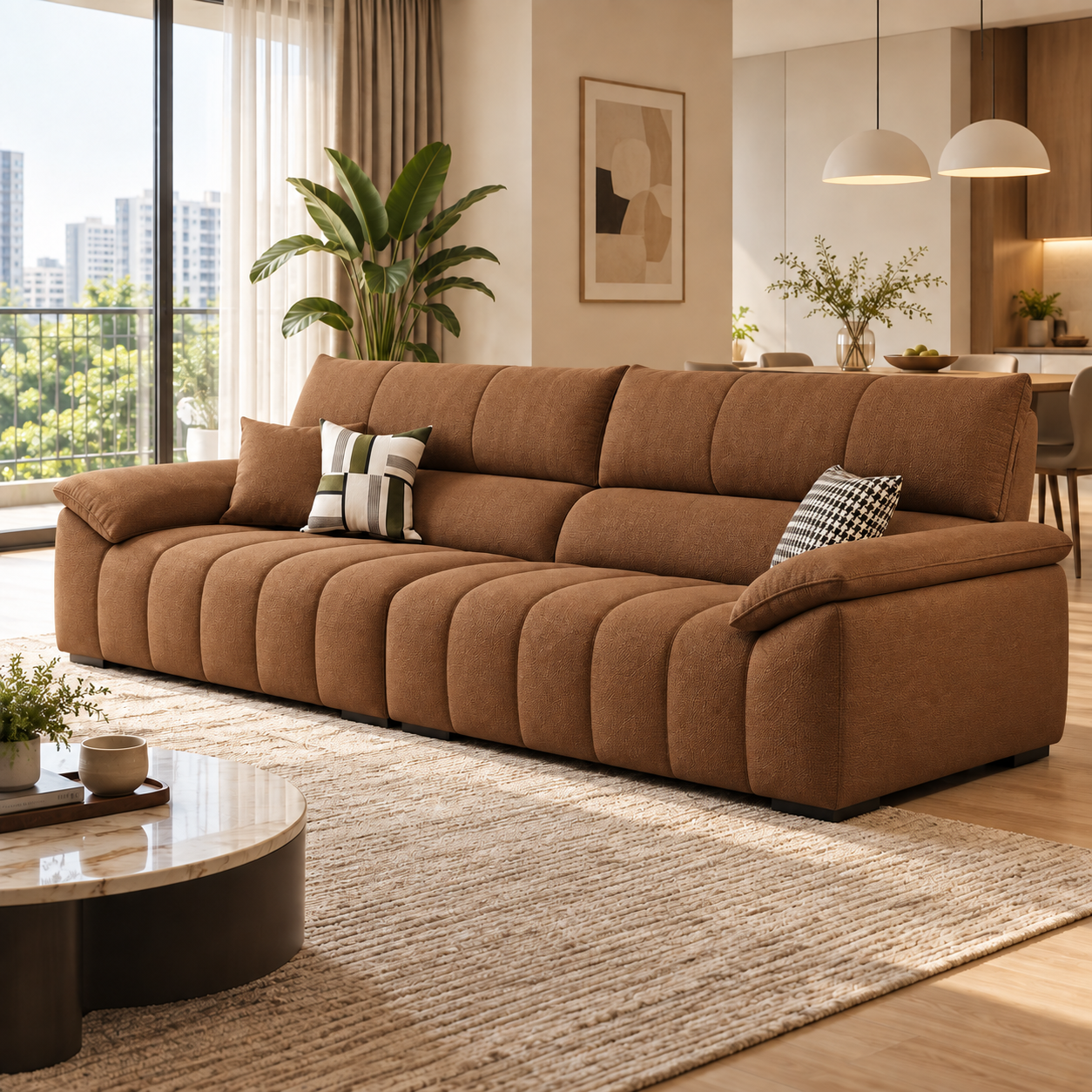 Letharo Fabric Sofa