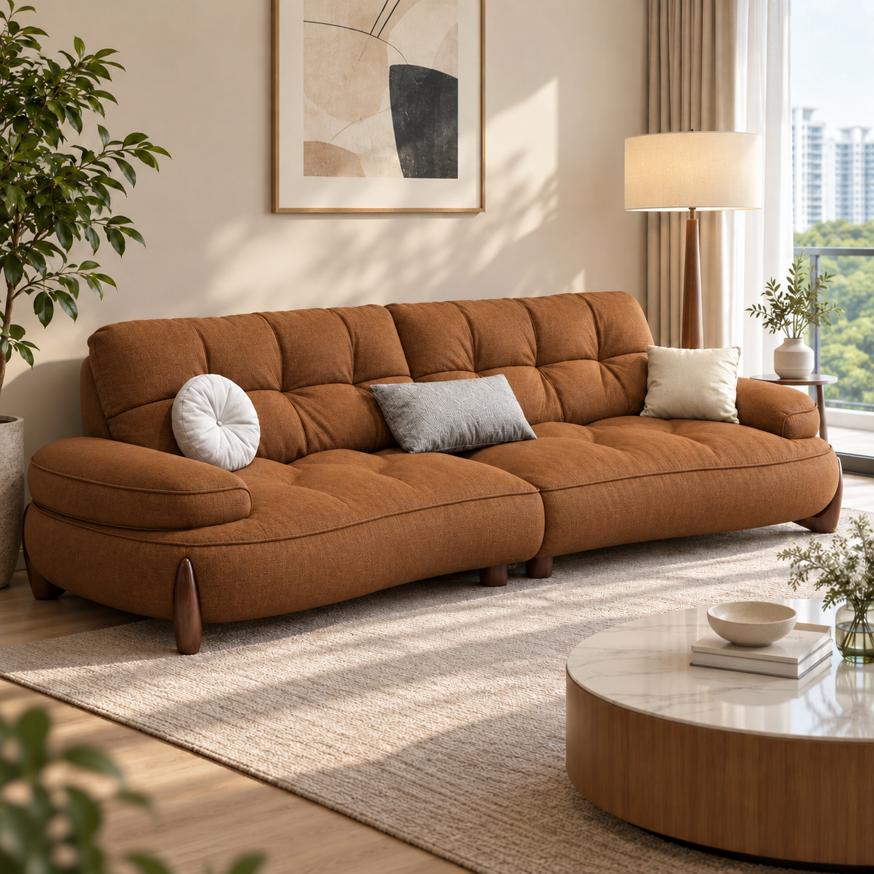 Meralin Fabric Sofa