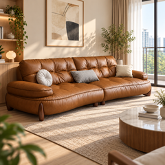 Meralin Leather Sofa