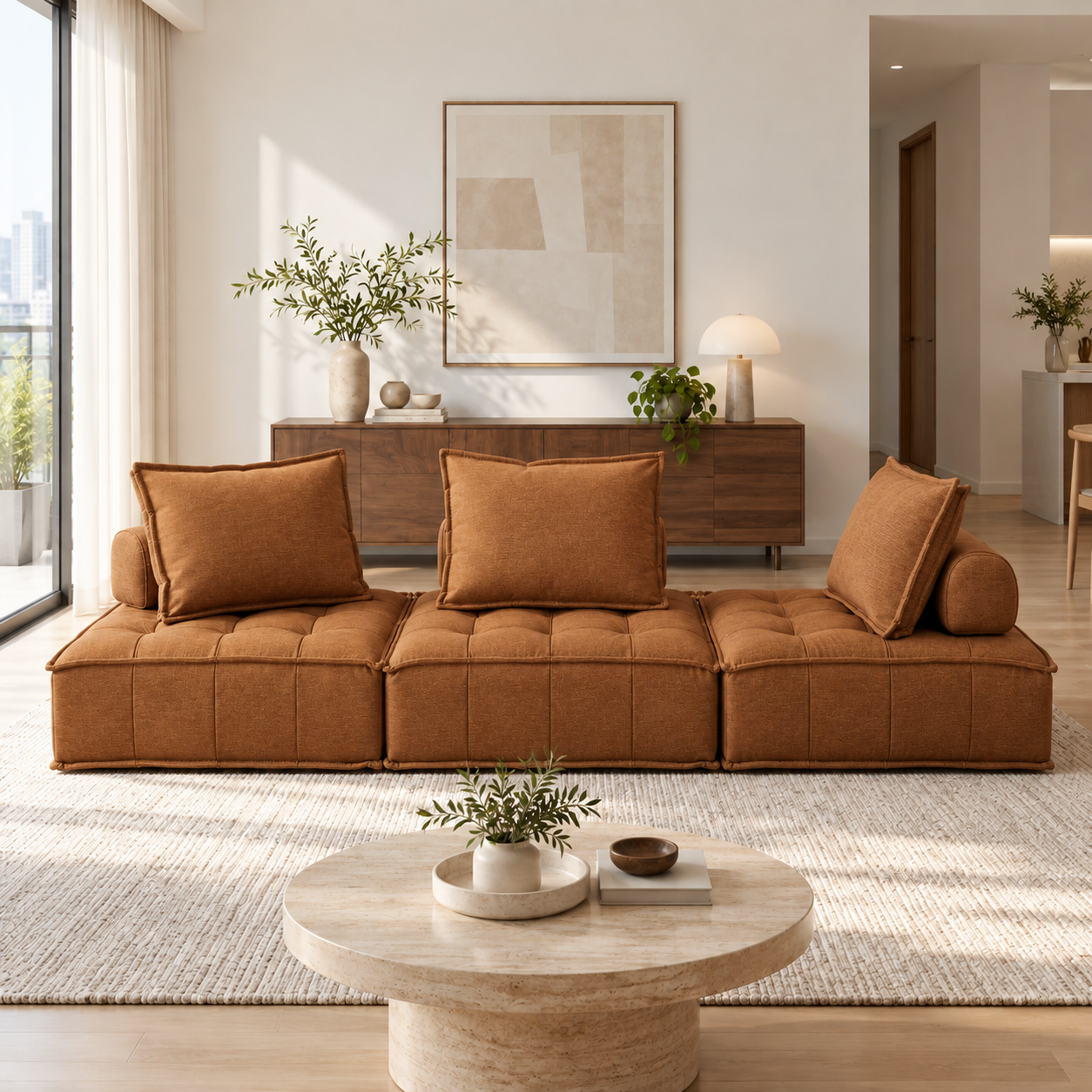 Norelis Fabric Sofa