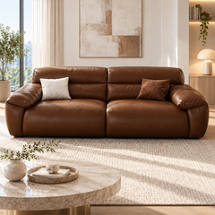 Praelis Genuine Leather Sofa