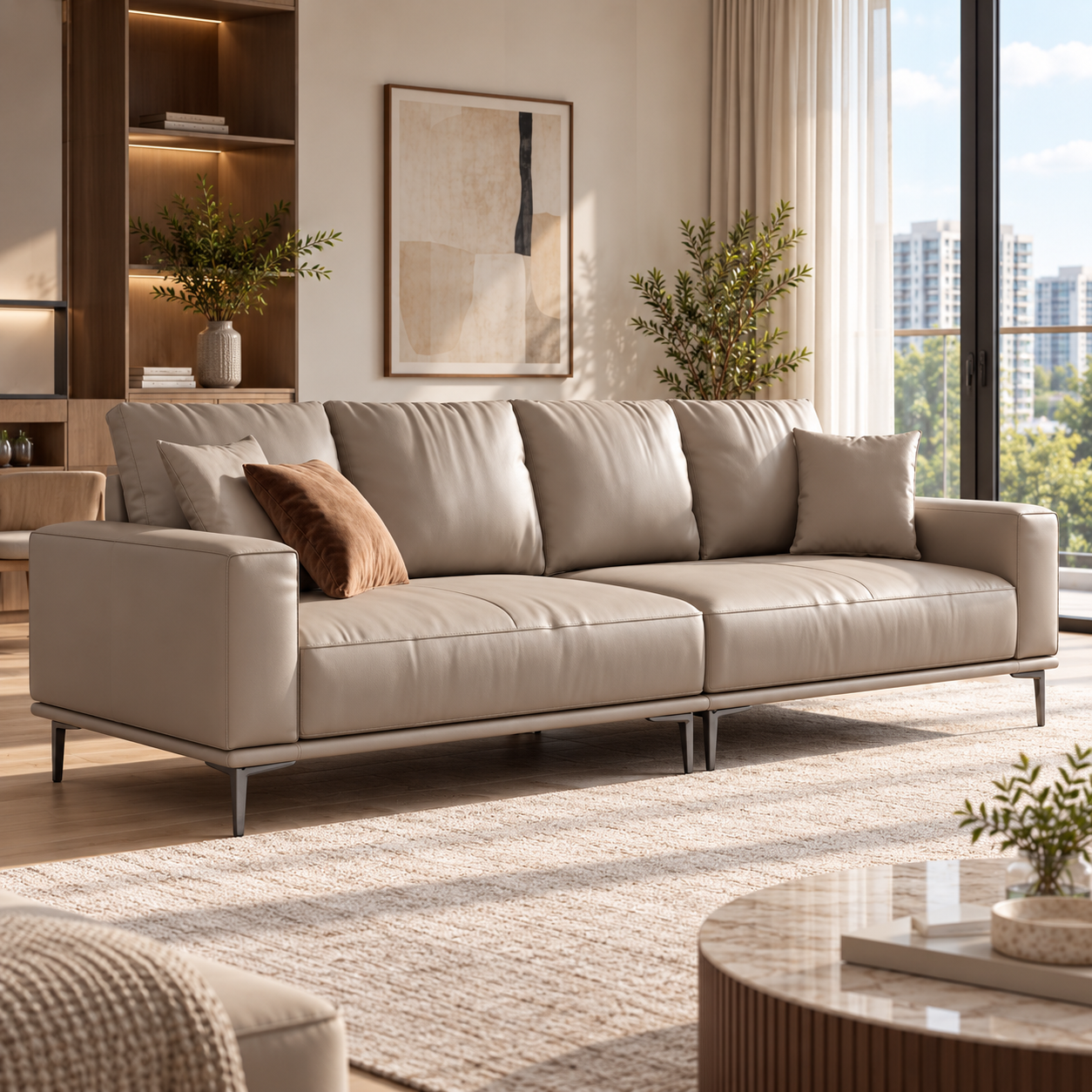 Rendalyn Leather Sofa