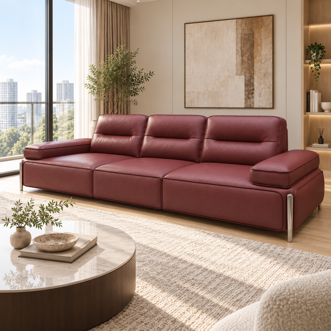 Soremar Leather Sofa