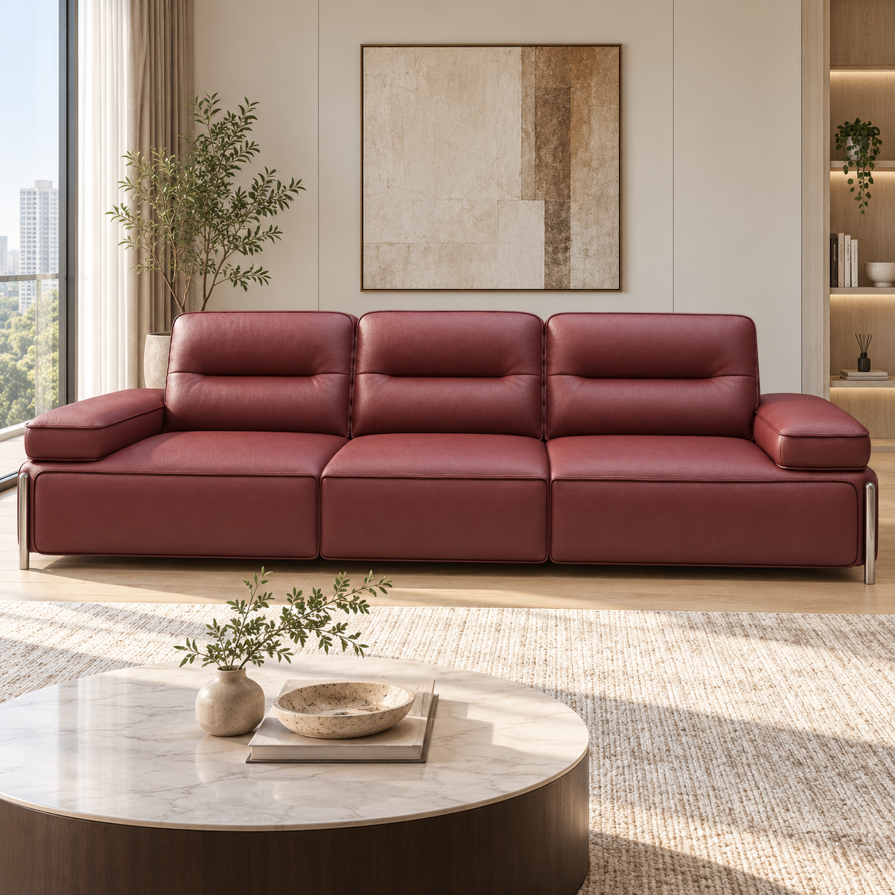 Soremar Leather Sofa