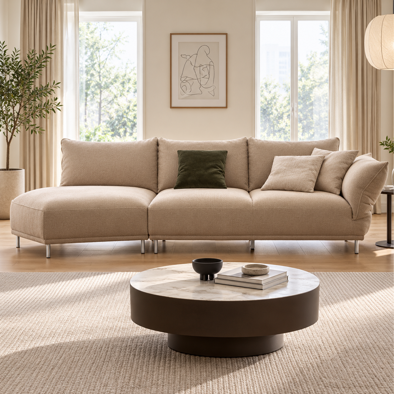 Ardessa Fabric Sofa