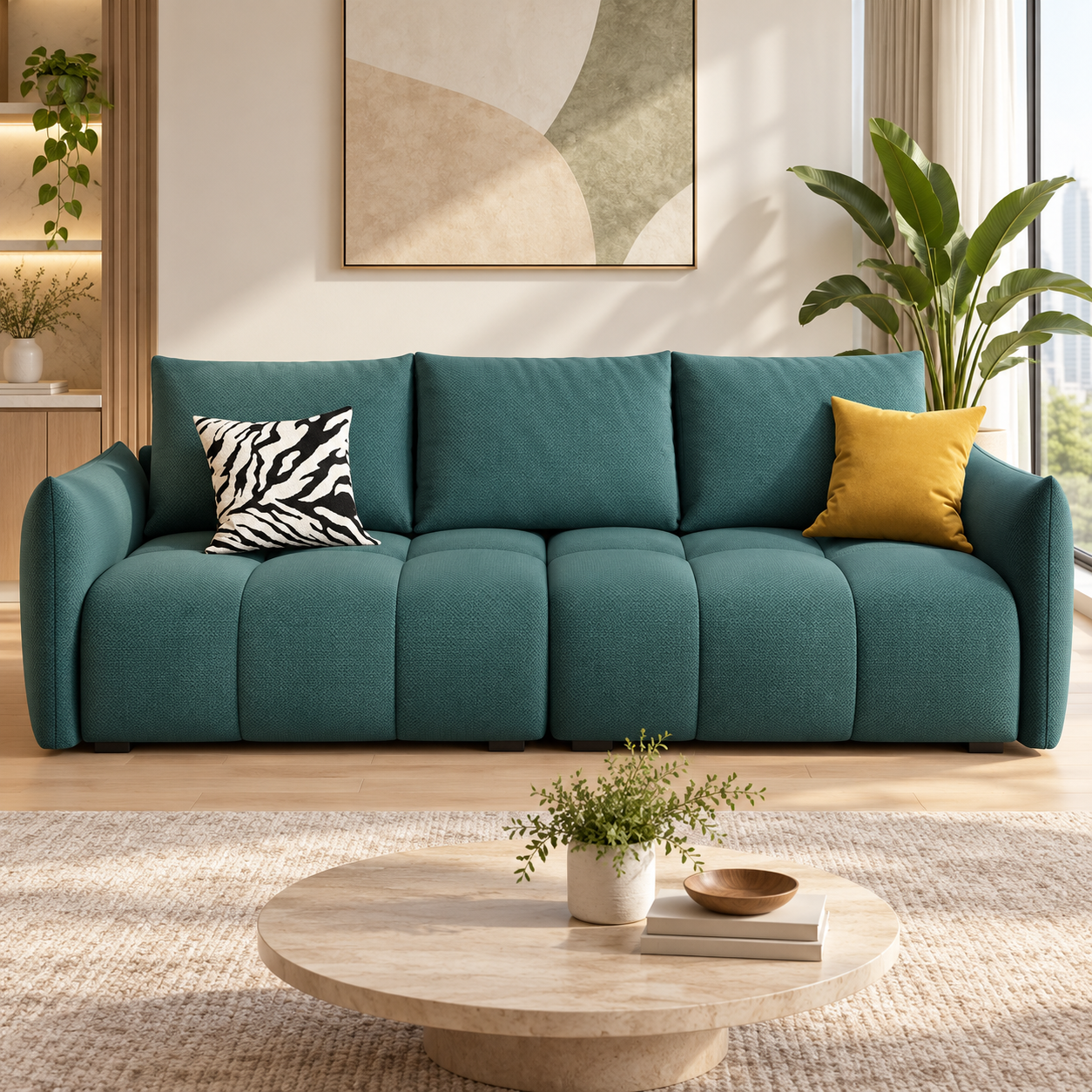 Delvano Fabric Sofa