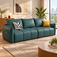 Delvano Leather Sofa
