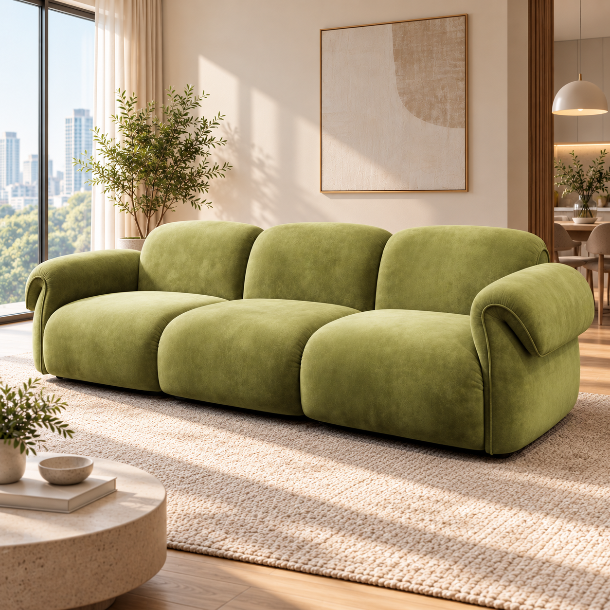 Holleris Fabric Sofa