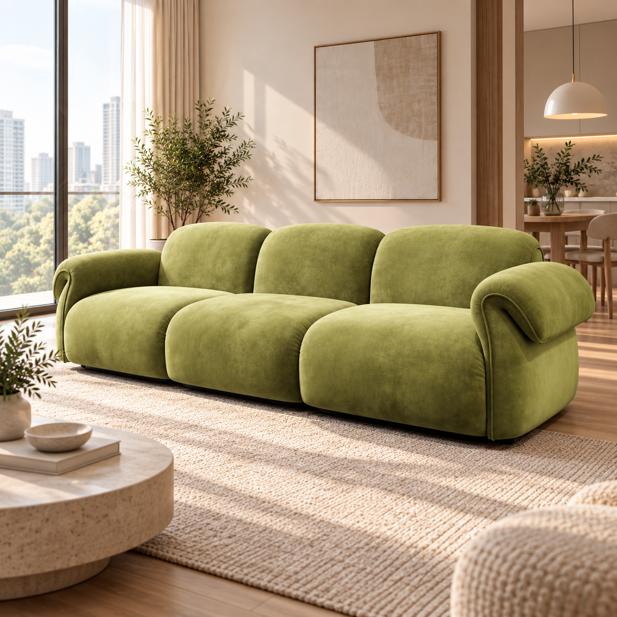 Holleris Fabric Sofa