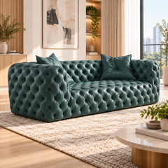 Tervaro Faux Leather Sofa