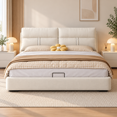 Fendric Leather Bed Frame
