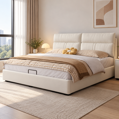 Fendric Leather Bed Frame