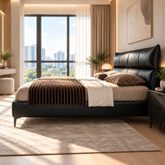Haveris Leather Bed Frame