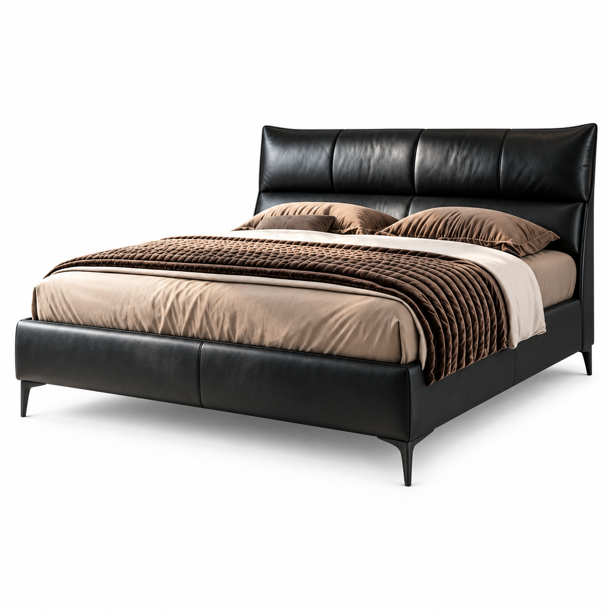 Haveris Leather Bed Frame