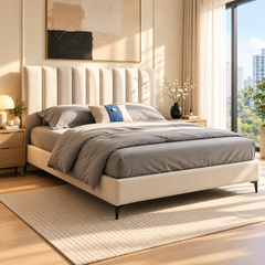 Jorvane Leather Bed Frame