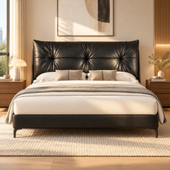 Delsin Leather Bed Frame