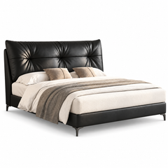 Delsin Leather Bed Frame