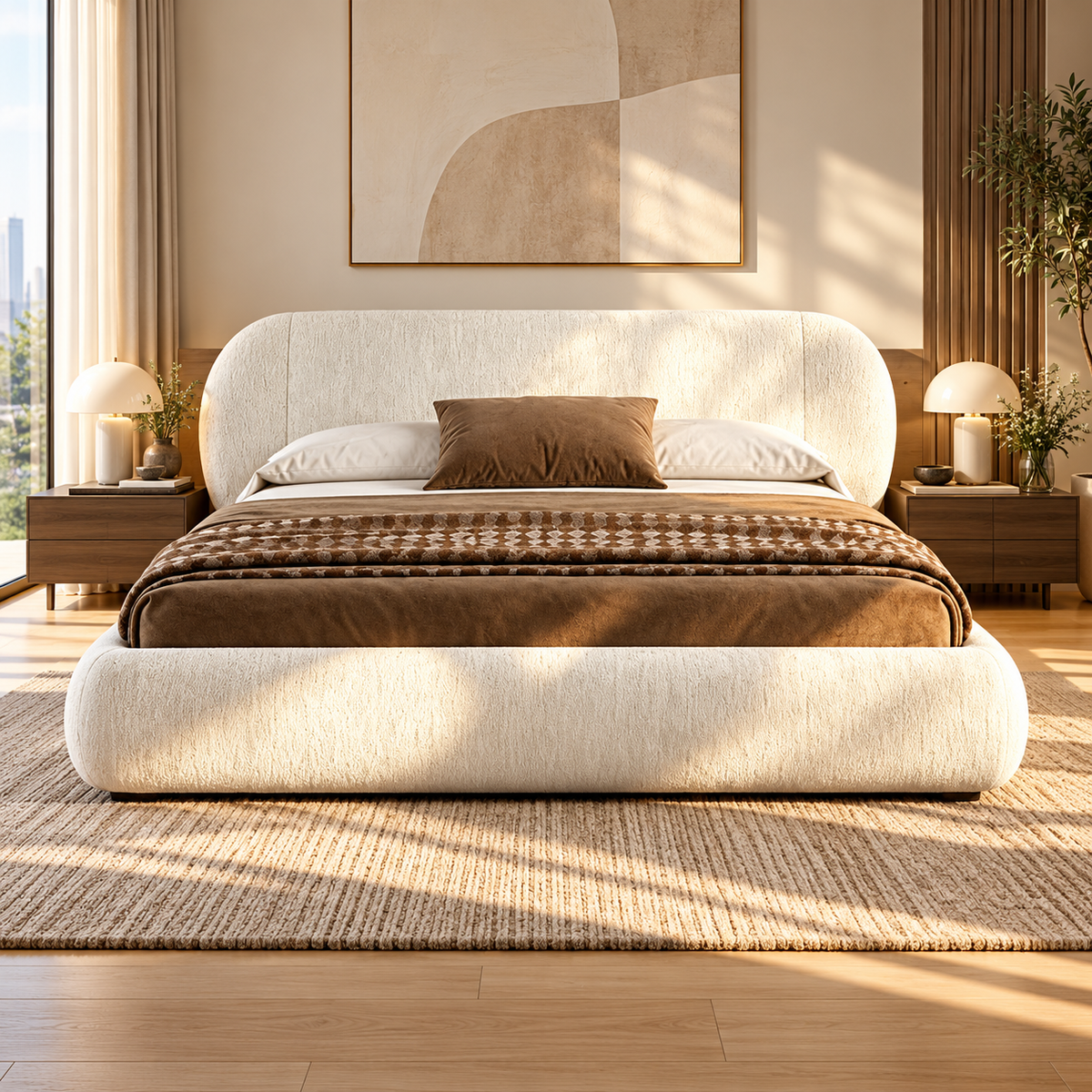 Lunaris Fabric Bed Frame
